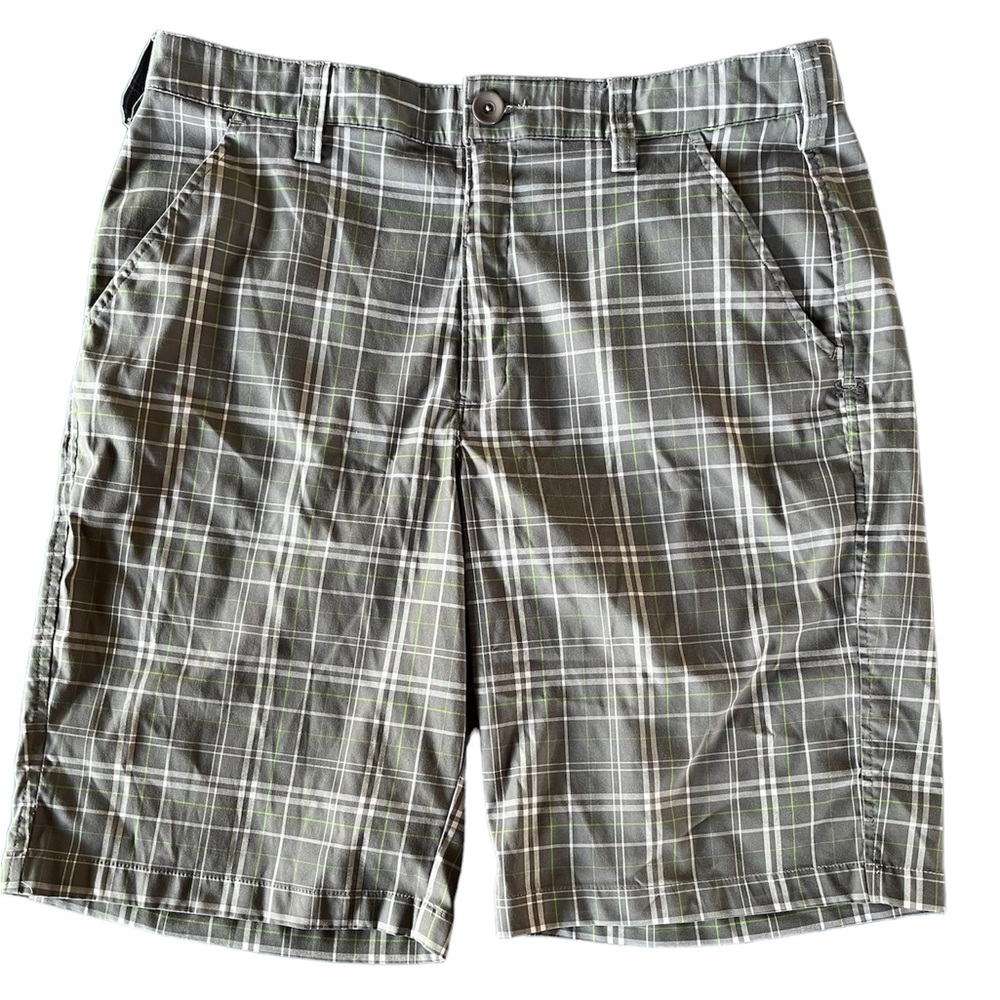 Under Armour Golf Style Shorts Plaid Size 34 Preppy Golfer